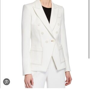 Veronica Beard Cosmo Off White Blazer
